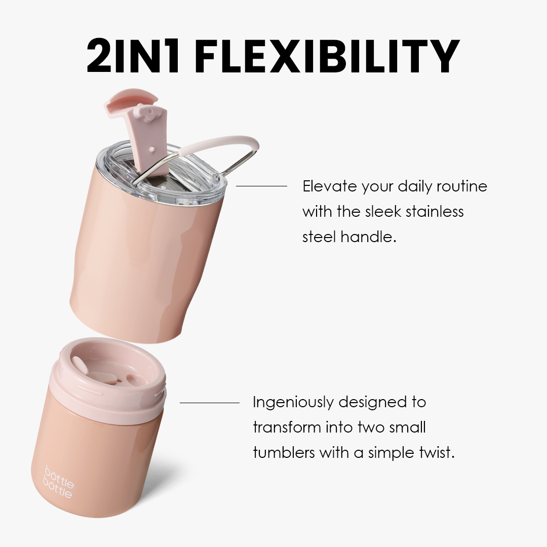 2in1 tumbler pink 2