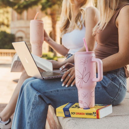 Classic Tumbler 40oz Flower