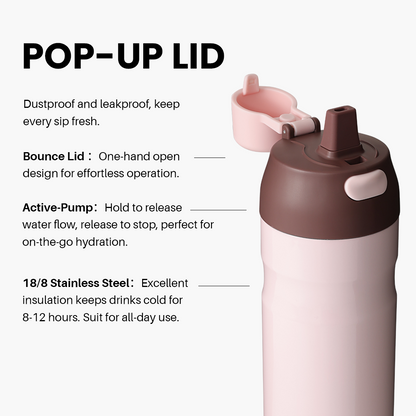 Active-Pump Sports Bottle
